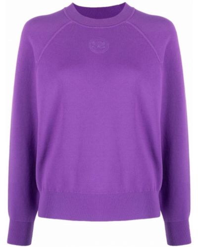 Brodert sweatshirt Sandro lilla