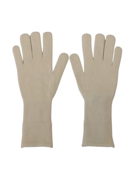 Białe rękawiczki Dolce And Gabbana