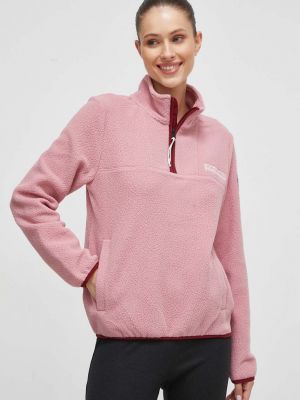 Gyapjú pulóver Napapijri rózsaszín