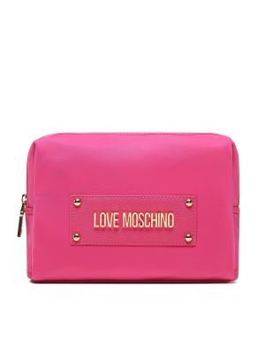 Kovček Love Moschino roza