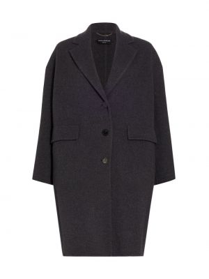 Черное кашемировое шерстяное пальто Piazza Sempione