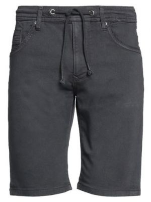 Pantalones cortos vaqueros de algodón Pepe Jeans gris
