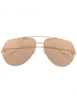 Авиаторы солнцезащитные очки Cartier Eyewear, золотой