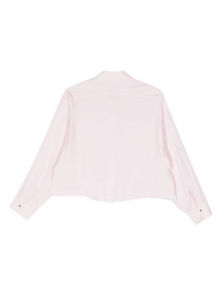 Krepa krekls Merci rozā