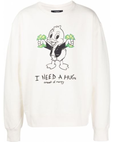 Sweatshirt aus baumwoll mit print Domrebel