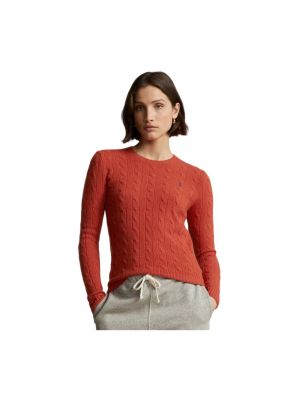 Suéter de cuello redondo Polo Ralph Lauren rojo