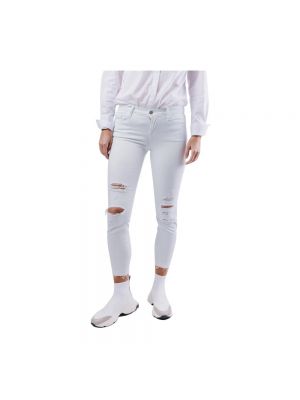 Białe jeansy skinny J-brand