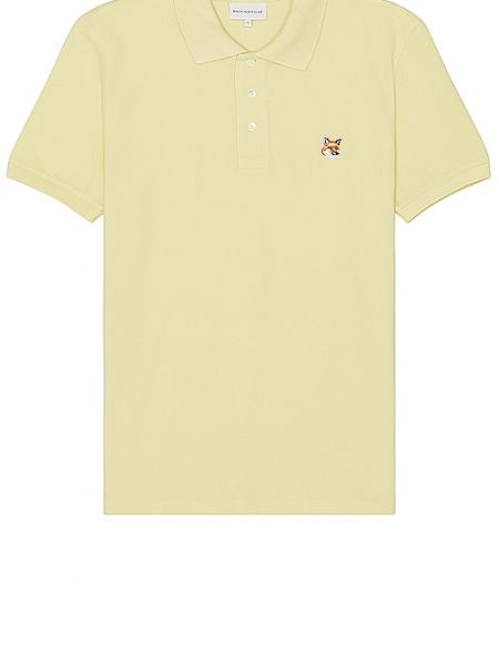 Polo Maison Kitsuné amarillo