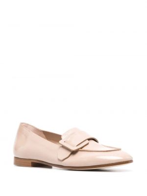 Loafer mit schnalle Del Carlo pink