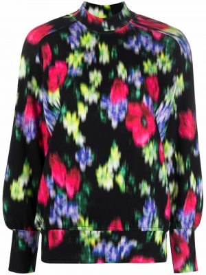 Trykt floral sweatshirt Kenzo svart