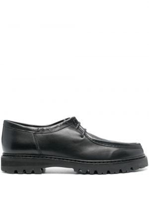 Обувки в стил дерби с връзки с дантела Closed черно