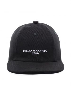 Șapcă cu broderie Stella Mccartney negru