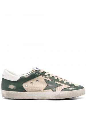 Sneakers από διχτυωτό με μοτίβο αστέρια Golden Goose