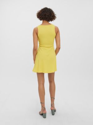 Mini ruha Vero Moda sárga