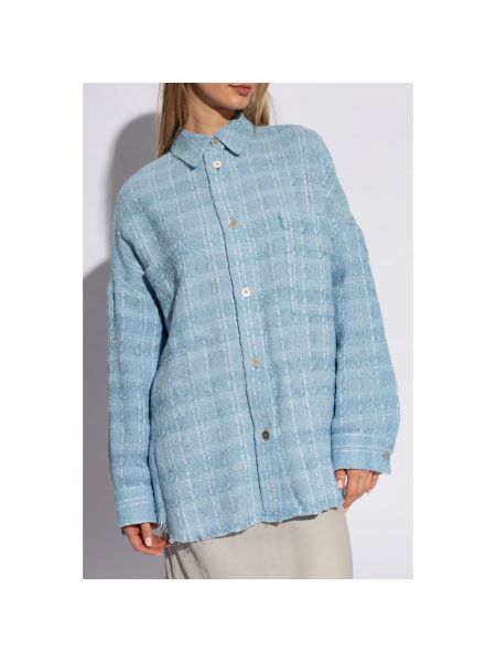 Camisa de tweed Iro azul