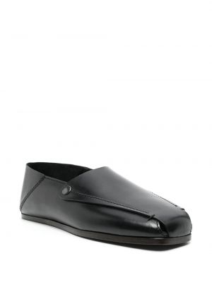 Kožené loafers Lemaire černé