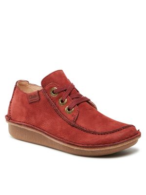 Pantofi Clarks roșu
