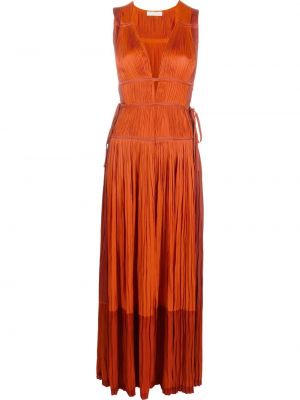 Plissert dress Ulla Johnson oransje