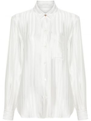 Σατέν πουκάμισο Paul Smith λευκό