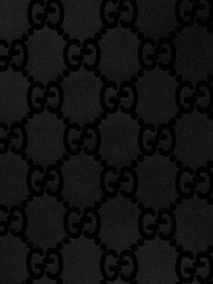 Копринена копринена пола Gucci черно