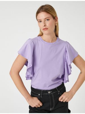Marškinėliai Koton violetinė