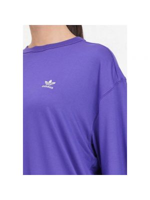 Camiseta con estampado Adidas Originals violeta