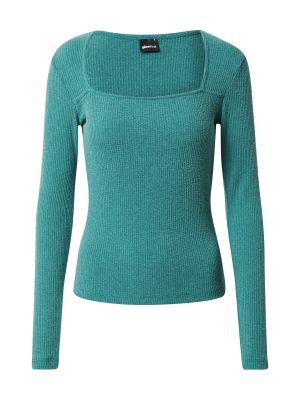 Пуловер Gina Tricot зелено