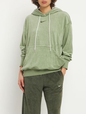 Oversized pulovr Nike šedý