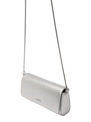 Pisemska torbica Calvin Klein srebrna
