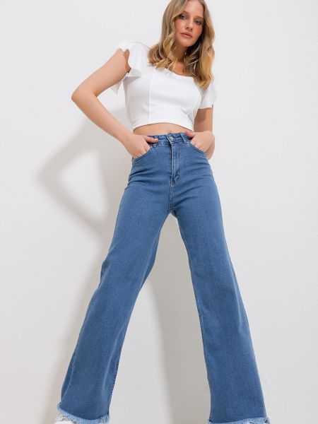 Spodnie z kieszeniami Trend Alaçatı Stili