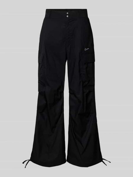 Spodnie cargo z wysoką talią relaxed fit Nike czarne