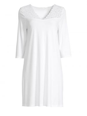 Кружевное вечернее платье Hanro белое