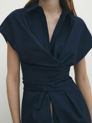 Платье-рубашка Massimo Dutti