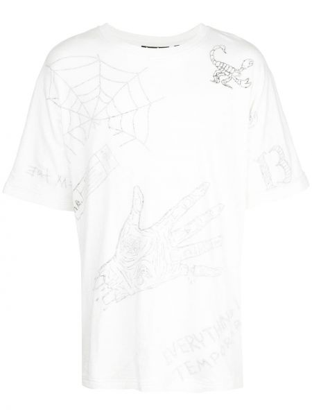 Oversized μπλούζα Haculla λευκό