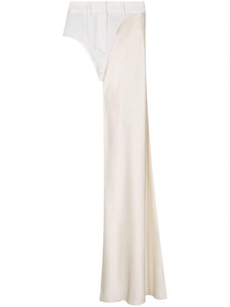 Długa spódnica drapowana Seen Users biała