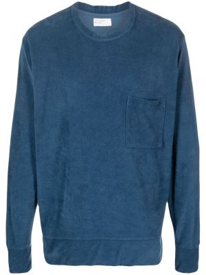 Bavlnený sveter Universal Works modrá
