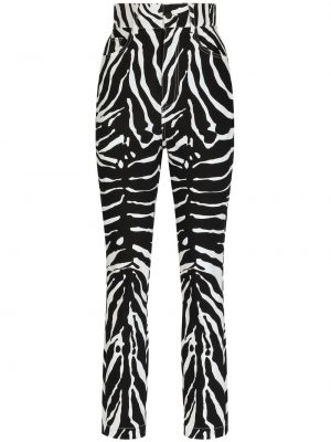 Hose mit print mit zebra-muster Dolce & Gabbana