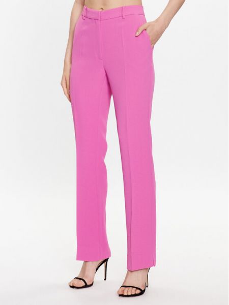 Прямые брюки Bruuns Bazaar розовые