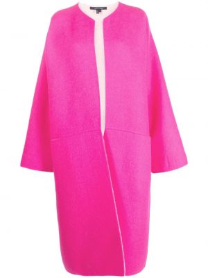 Μάλλινο παλτό Sofie D'hoore ροζ