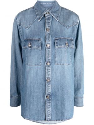Chemise en jean avec poches Made In Tomboy bleu