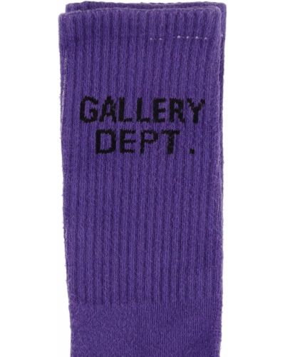 Памучни чорапи Gallery Dept. виолетово