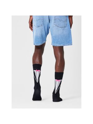 Calcetines de cintura alta Happy Socks negro