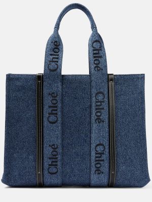 Τσάντα shopper Chloã© μπλε