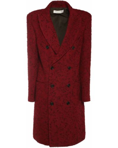 Vlněný kabát Philosophy Di Lorenzo Serafini červený