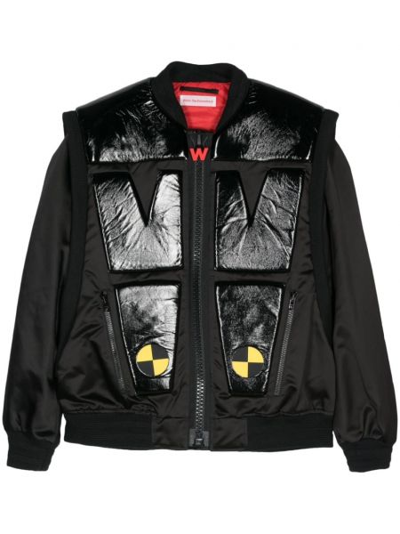 Lange jacke Walter Van Beirendonck schwarz