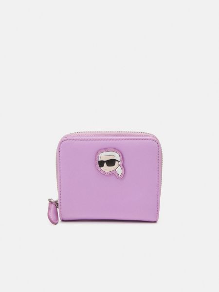 Кошелек на молнии Karl Lagerfeld фиолетовый