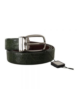 Cinturón de cuero Dolce & Gabbana verde