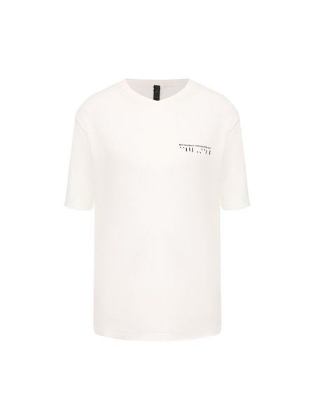 Хлопковая футболка Ben Taverniti™ Unravel Project, белая