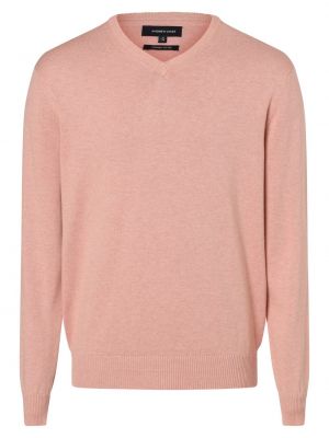 Sweter bawełniany Andrew James różowy