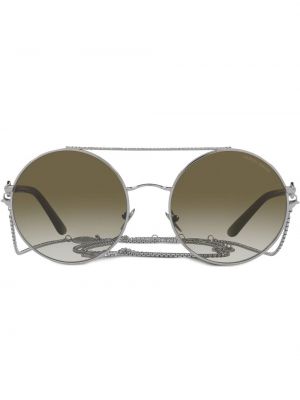 Слънчеви очила Giorgio Armani сребристо